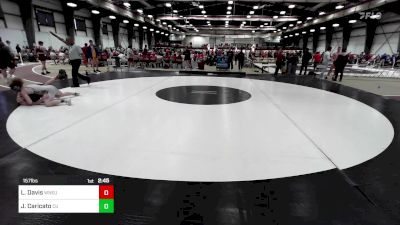 157 lbs Rr Rnd 1 - Landon Davis, Western New England vs Jacob Caricato, Castleton