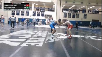 285 lbs Quarterfinal - Lance Clelland, St. Christopher's School vs Isaiah Taylor, AIM Academy