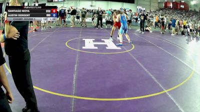 190 lbs Champ. Round 1 - Santiago Moya, Beat The Streets Chicago-Oak Park vs Austin Sergent, Ohio