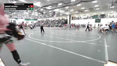 144 lbs Champ. Round 1 - Aidan Rother, Bentonville High School Wrestl vs Garret Holmes, Silver Lake