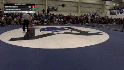 175 lbs Champ. Round 1 - Dimitrus Jovic, St. Francis vs Renzo Santiago, Holy Trinity
