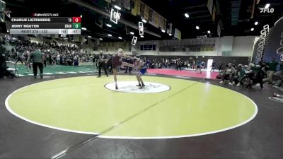 132 lbs Cons. Round 1 - Charlie Ligtenberg, Temecula Valley vs Jerry Nguyen, Chandler