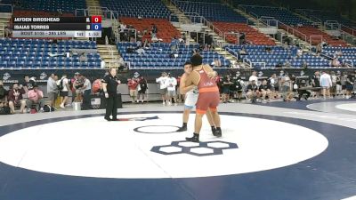 285 lbs Cons. Rd Of 16 - Jayden Birdshead, Alabama vs Isaias Torres, Idaho