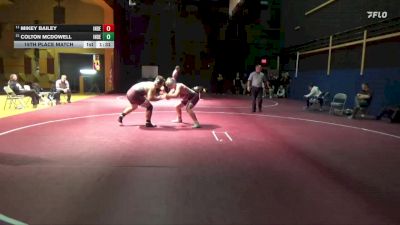 215 lbs 15th Place Match - Colton McDowell, Independence vs Mikey Bailey, Independence