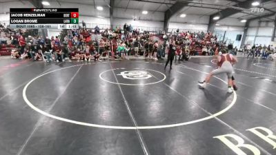 158-161 lbs Round 1 - Logan Brome, Laramie vs Jacob Renzelman, Berthoud