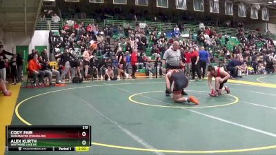 215 lbs Champ. Round 3 - Cody Fair, Washington (Massillon) vs Alex Kurth, Whitmore Lake HS