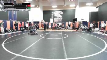 157 lbs Champ. Round 2 - Peter Brown, Canyon Springs vs Luke Kessler, San Clemente