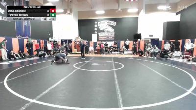 157 lbs Champ. Round 2 - Peter Brown, Canyon Springs vs Luke Kessler, San Clemente