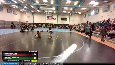 133-138 lbs Round 3 - David Collins, Wheatland vs Gabriel Gurley, Fossil Ridge