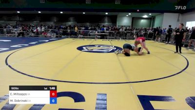 160 lbs Round Of 32 - Cameron Millsapps, VA vs Mya Dobrinski, OK