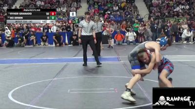 90 lbs Champ. Round 1 - Bo Erwin, Fort Scott vs Ryker Granado, Topeka Blue Thunder