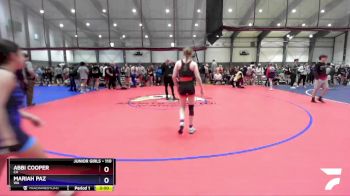 110 lbs Round 3 - Abbi Cooper, CA vs Mariah Paz, WA