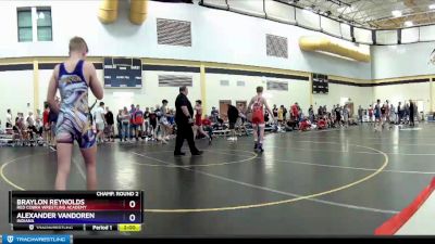 126 lbs Champ. Round 2 - Braylon Reynolds, Red Cobra Wrestling Academy vs Alexander VanDoren, Indiana