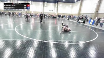 130 lbs Rr Rnd 1 - Madison LaBar, Florida Phoenix vs Naomi Santos, Mayhem Wrestling Club