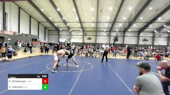 156 lbs Rr Rnd 2 - Kale Winebarger, Cowa vs David Lakoduk, Nwwc