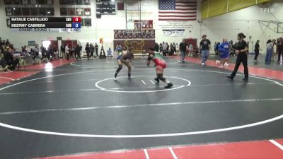 140 lbs Champ. Round 1 - Destiny Cabrera, Downey vs Natalie Castillejo, GWC/Tigers