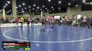 115+120 Cons. Round 3 - David Johnson, Rossview Hawks Wrestling Club vs Liam McKinney, Alpha Elite