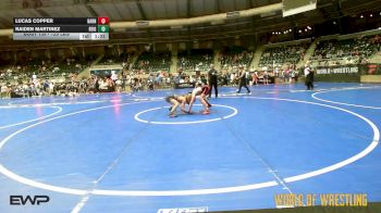 125 lbs Quarterfinal - Lucas Copper, Smittys Barn vs Raiden Martinez, Reign WC