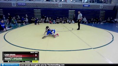 55 lbs Cons. Semi - Cash Deahl, Timberline Youth Wrestling vs Bennett Gholson, Timberline Youth Wrestling