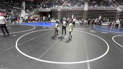 78 lbs Quarterfinal - Eddie Sylva, Sturgis Youth WC vs Rowdee Goolsbey, Powell Wrestling Club