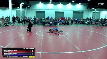 125 lbs Placement Matches (16 Team) - Maximus Torrez, California vs Eddie Figueroa, New Jersey