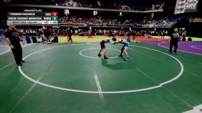 5A 144 lbs Semifinal - Thomas Pacheco, Amarillo Tascosa vs Josue Cedeno Mendoza, White Settlement Brewer