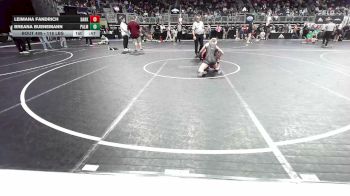 118 lbs Consolation - Leimana Fandrich, Darkhorse WC vs Breana Buenemann, Palmyra Youth WC