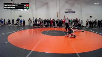 157 lbs Champ. Round 2 - Michael Napules, Hobart vs Connor Haines, Valparaiso