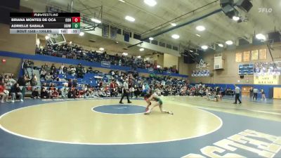 105lbs Cons. Round 7 - Briana Montes De Oca, Eisenhower (Girls) vs Adrielle Sabala, Sageview (Girls)