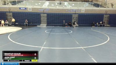 85 lbs Round 2 - Adán Hunt, Moses Lake vs Brantley Scales, Mountain Man Wrestling Club