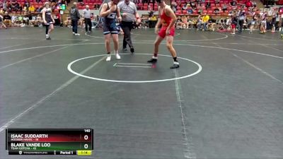 140 lbs Round 1 (4 Team) - Isaac Suddarth, Hoosier Havoc vs Blake Vande Loo, Team Gotcha