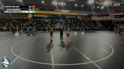 120 lbs Champ. Round 2 - Martha Willard, Iowa City High vs Chloe Adamson, Linn-Mar