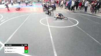 102 lbs Semifinal - Drake VomBaur, Bear Cave WC vs Brice Patrick, Goldman War