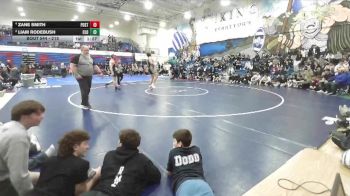 215 lbs 1st Place Match - Zane Smith, Post Falls vs Liam Rodebush, Caldwell