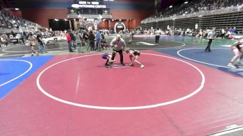 74 lbs Semifinal - Cam Dalbey, Ridge WC vs Fischer Lewis, Thermopolis WC