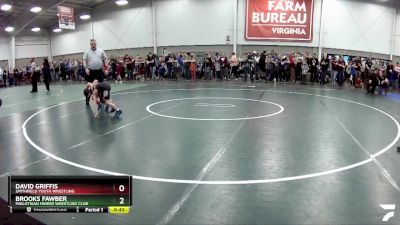 49 lbs Cons. Round 4 - David Griffis, Smithfield Youth Wrestling vs Brooks Fawber, Midlothian Miners Wrestling Club