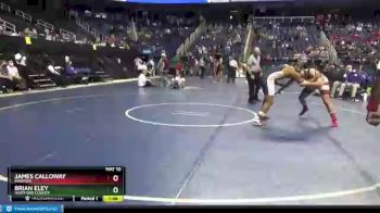 2A 195 lbs Semifinal - Brian Eley, Hertford County vs James Calloway, Madison