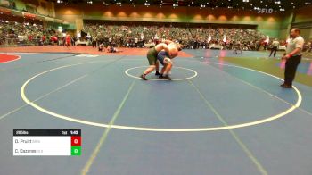 285 lbs Round Of 64 - Dryden Pruitt, Sahuarita vs Cooper Cazares, De La Salle