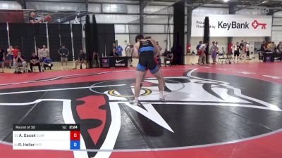 86 kg Round Of 32 - Adrian Gacek, Clarion RTC vs Reece Heller, Pittsburgh Wrestling Club