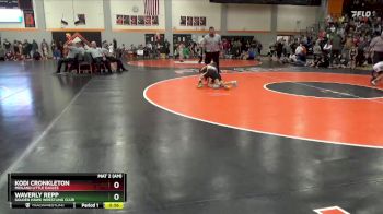 PW-5 lbs Round 2 - Kodi Cronkleton, Midland Little Eagles vs Waverly Repp, Golden Hawk Wrestling Club