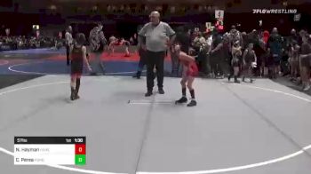 57 lbs Semifinal - Nicholai Hayman, Hemet WC vs Charlie Perea, Pomona Elite