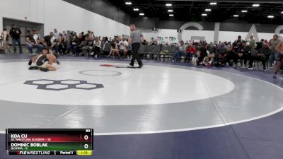 80 lbs Round 4 (6 Team) - Dominic Boblak, Olympia vs Koa Cu, DC Wrestling Academy