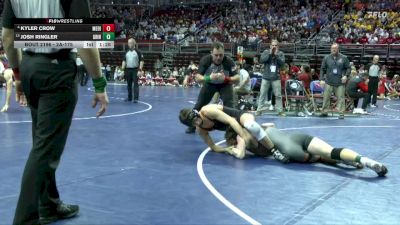 2A-175 lbs Champ. Round 2 - Josh Ringler, Grinnell vs Kyler Crow, Mediapolis
