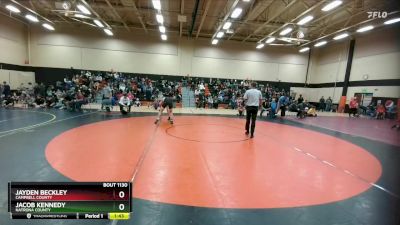 190B Round 2 - Jayden Beckley, Campbell County vs Jacob Kennedy, Natrona County