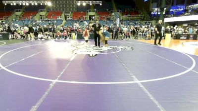 190 lbs Rnd Of 64 - Priscilla DeWitt, NC vs Asaiya Golphin, TX