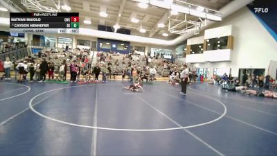 49 lbs Cons. Semi - Nathan Maiolo, Champions Wrestling Club vs Cayson Hennefer, Declo Stingers