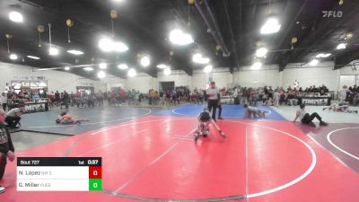 78 lbs Consi Of 8 #2 - Noah Lopez, NM Gold vs Gage Miller, Pueblo West Storm