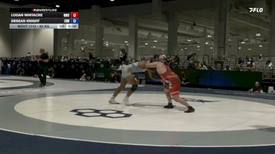 92 kg Champ. Rd Of 64 - Logan Whitacre, Matador Wrestling Club vs Desean Knight, Chabot Gladiator Wrestling