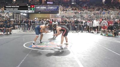 215 1A Quarterfinal - Richard Lugo, Mater Lakes Academy vs Blake Roulund, Cardinal Mooney Catholic