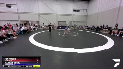 85 lbs Round 2 (8 Team) - Mia Parker, Florida vs Isabelle Goedl, Washington